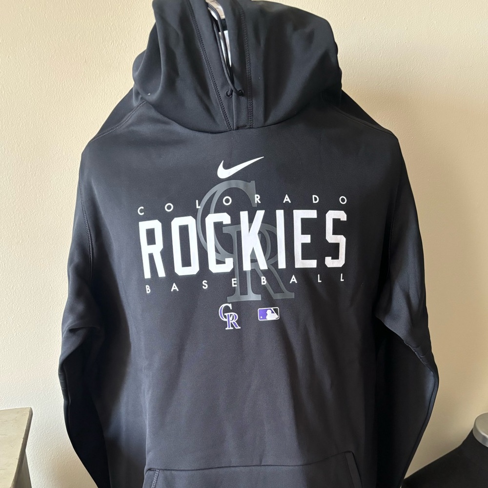 Authentic Colorado Rockies Officially Licensed Warmup Hoodie XXL